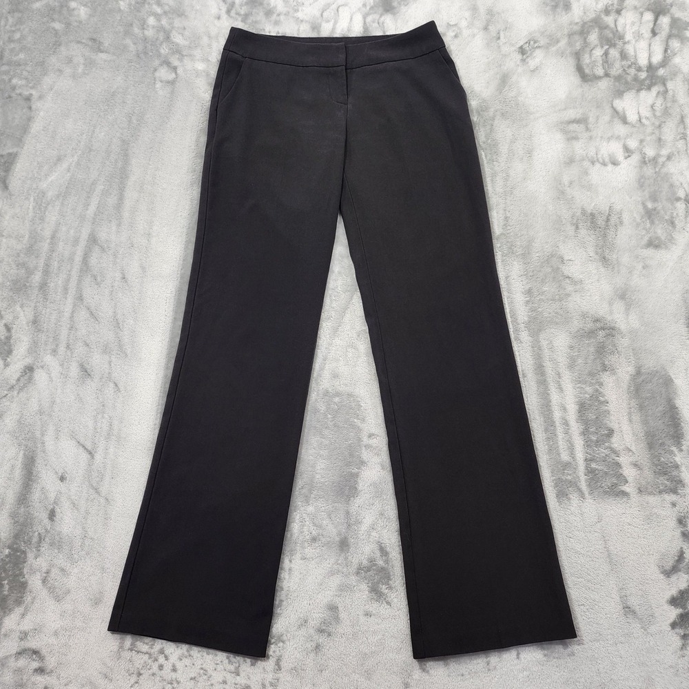 Vintage Sequin Hearts Pants Women 5 Juniors Black Low Rise Bootcut Dress Trouser